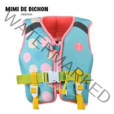 여름 물놀이튜브 보행기튜브 목튜브 구명조끼 브랜드 기획전, 미미드비숑 구명조끼 러블리핑크 L사이즈