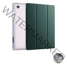 갤럭시탭 호환 S6 lite 펜슬 수납 스마트커버 (+보호필름), 딥그린
