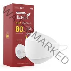 닥터퓨리 뉴에스 황사마스크 대형 KF80, 1개입, 20개