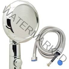 코워 이과수 샤워기 + 메탈 호스 2m 세트, 1세트