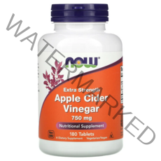 나우푸드 사과 식초 750mg 타블렛 비건, 180개입, 1개