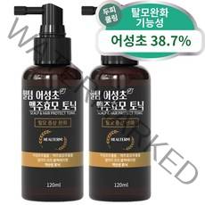 힐텀 헤어 두피 탈모 토닉 에센스 맥주효모 어성초 열 쿨링 스프레이 스케일링 영양제 팩 앰플 머리 각질제거, 힐텀 두피토닉 2개(할인)