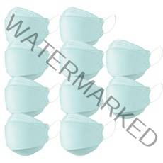 애니가드 더솔루션 마스크 대형 KF80, 10개입, 1개, 오션블루