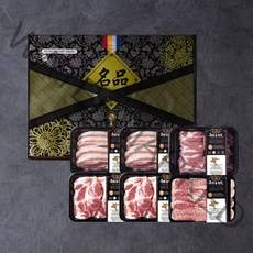 한돈선물세트 5호 냉장 삼겹살+목살+항정살+가브리살 2.8kg 고기선물세트 설날 추석 흙향돈한우