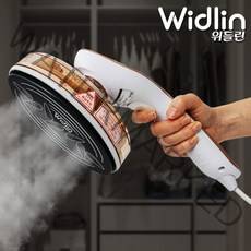 위들린 핸디형 핸드 스팀 다리미 가정용 스팀기 옷가게 와이셔츠_로즈골드+겔패드