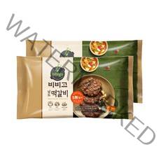 (냉동)비비고 남도떡갈비 375g+75gx2개, 1세트