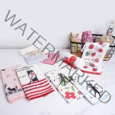 코지 샤워타올 / H4645, 도트플라워