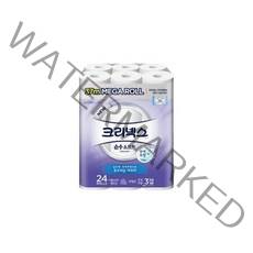 뽀송뽀송 크리넥스 3겹 순수 소프트 화장지 37M 24롤 1 팩., 상세페이지 참조