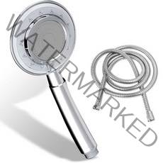 리빙이프 3기능 마사지샤워기 헤드 + 사워줄 2M IR-501, 1세트