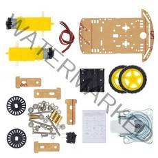 반려로봇 로봇 강아지 인공지능 애완 코딩 AI 장난감 개 m sm c 섀시 키트 속도 인코더 배터리 상자 용 2, 2륜구동 키트