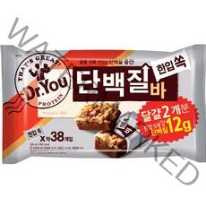 닥터유 단백질바 한입쏙, 10g, 38개입