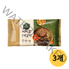 CJ비비고남도떡갈비 375+75G x3개, 1세트