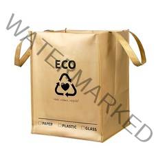 친환경 에코 재활용 분리수거함 가정용 사무실용 쓰레기통 수거대, 1개