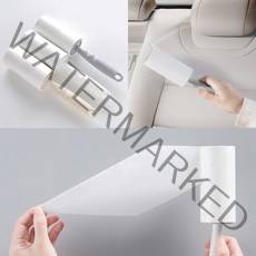 상세참조 사선컷팅 핸디형 미니 돌돌이 롤클리너 먼지제거 개털 머리카락 청소, 4돌돌이테잎-리필2p