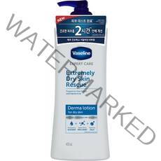 바세린 더마 로션 익스트림리 드라이스킨 레스큐, 400ml, 1개