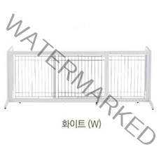 릿첼 원목 자립형 강아지 애견 반려견 안전문 울타리 펜스 현관 방문 베란다 출입문 펫도어, 2. 와이드 화이트 높이 51cm