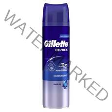 질레트 시리즈 모이스춰라이징 쉐이빙젤, 195g, 1개