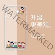 심플 짱구 아이폰 케이스 투명 실리콘 캐릭터 14 13 12 프로 맥스 플러스 미니 11