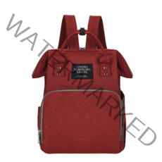 온메이커 백팩 유모자 기저귀 신생아 여행용 가방, 레드