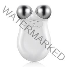 COSYEVNO 페이스 마사지기 리프팅 고주파 진동 케어 USB식 충전 미용기, 화이트