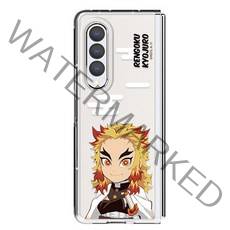 귀멸의칼날 클리어 갤럭시 Z폴드3/Z폴드4 케이스 지폴드 F926 F936