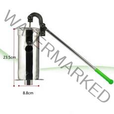 유압펌프 스트레이트 튜브 스테인레스 스틸 펌프 우물물 핸드 분배기 오일 최대 리프트 10m 높이 23.5cm, 01 pump-Galvanized hand