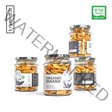 착한습관 유기농 바나나칩, 4개, 130g