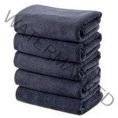 코멧 홈 프리미엄 마이크로화이버 타월 105g, 다크그레이, 5개