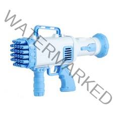 버블건 로켓포 자동 비눗방울 머신건 버블스틱, 바주카포 버블건 블루