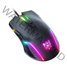 ONIKUMA RGB 게이밍 마우스 유선, 검정