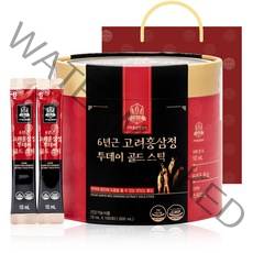 고려홍삼중앙회 6년근 고려홍삼정 투데이 골드 스틱 + 쇼핑백, 10ml, 100포