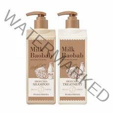 밀크바오밥 하이세라 샴푸+트리트먼트 500ml 페어&프리지아, 단품