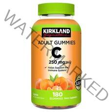 커클랜드 성인 비타민C 250mg 180정 (구미) Kirkland Adult Gummies Vitamin C (180 Gummies), 1개