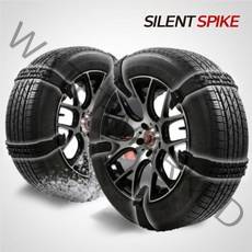 말랑이어 자동차 스노우 체인 국산 우레탄 사슬 타이어 사일런트 스파이크 2가지 사이즈 8P 세트