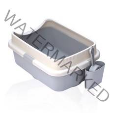 네이처펫 탐나는 평판형 고양이 화장실, 화이트 + 그레이