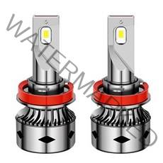 삼림늑대 자동차 60W LED 전조등 1쌍 12V-32V 차량용, H7