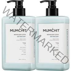 멈칫 멜팅 바디로션 소프트블루 솝향, 400ml, 2개