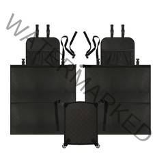 엑스핏 블랙에디션 뒷좌석 매트 듀얼형, 전차종, 블랙