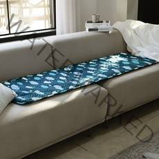 한일전기 구르미 양면 전기방석, 네이비, 슈퍼쇼파용(50 x 150 cm)