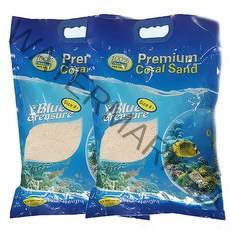블루트레져 산호 모래 0.5~1mm 5kg, 2개