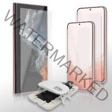 [화이트스톤] 갤럭시S22 울트라 돔글라스 풀커버 강화유리보호필름 2팩, 갤럭시S22울트라 돔글라스 (2Pack)