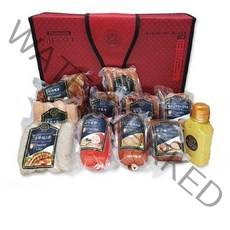 ebs극한직업 소개 저염도 원육98% 독일식 수제햄 소시지 소세지 스팸 갈비 베이컨 로스햄 캠핑 부대찌개 햄세트 - 종합선물세트, 1세트, 3760g