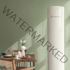 베베데코 에어컨커버 스판 스탠드 원형 모먼트 자수, 아이보리