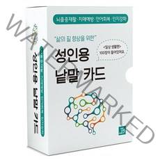 삶의 질 향상을 위한 성인용 낱말 카드: 일상생활 편:뇌졸중재활·치매예방·언어회복·인지강화, 박영광, 밥북