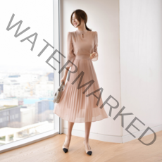 악녀일기 미샤 쉬폰 원피스 S L