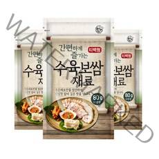 올바른상회 간편 수육보쌈재료, 80g, 3개