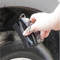 차량용 타이어 광택 왁싱 스펀지 곡면형 KA4카니발 트랙스 HG G80 소나타DN8 셀프세차 올뉴모닝 투싼NX4 미니쿠퍼 제네시스 k5 티구안 싼타페TM IG A6, 1개, C12 타이어 광택 스펀지