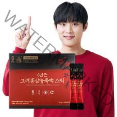 정원삼 6년근 고려홍삼 농축액 스틱 30개입 + 쇼핑백, 10g
