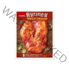 [굽네] 통닭다리순살 직화오븐구이 매콤갈비맛 130g, 1팩