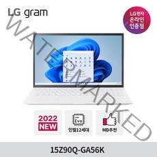 LG전자 gram 15Z90Q-GA56K 12세대 노트북 인텔 i5 16G 512GB 화이트, 기본제품, WIN11 Home, 16GB, 코어i5